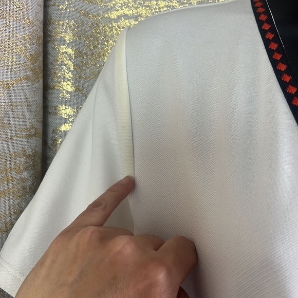 Zara White Wrap Short Sleeve Dress With Contrast Trim Size S - Picture 15 of 17